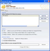   Merge Multiple PST Files