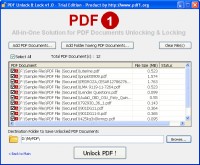   Remove Security of PDF