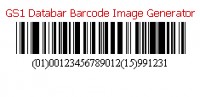   GS1 Databar Barcode Image Generator