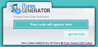   iTunes Card Code Generator