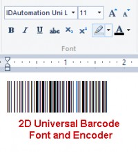 Скачать бесплатно 2D Barcode Font and Encoder for Windows
