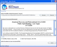   Word 2010 Recovery Software