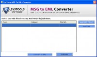   MSG2EML Conversion Utility