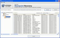   Recover SharePoint Web Application Data