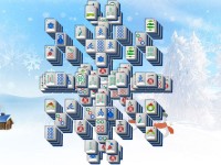   Mahjong Solitaire Winter Snowflake