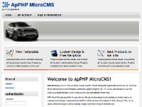   X-Light Template ApPHP MicroCMS