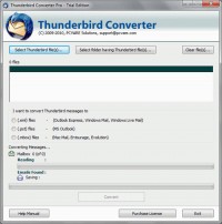   Import Thunderbird to Windows Live Mail