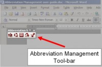   Abbreviation Management (Winword Plugin)