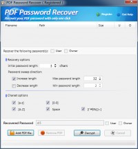   PDF Password Recover