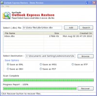   Repair DBX File Program