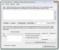   Buy Delete files by date range file mask or number of days old Software