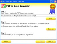   EasytoUse PDF to Excel Converter