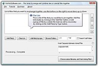   Get File Joiner to merge and combine two or several multiple Files Into One Software Software