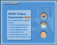   Cucusoft iPod Video Converter DVD to iPod Suite