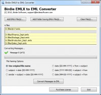   Birdie EMLX to EML Converter