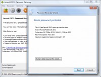   Accent EXCEL Password Recovery