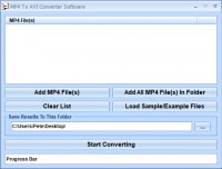   MP4 To AVI Converter Software