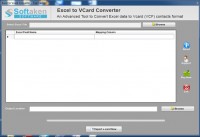   Softaken Excel to VCF Converter