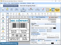   Make Barcode Label