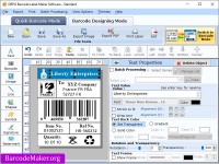   Standard Barcode Maker Tool