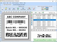   Print Barcode Label Application