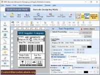   Packaging Barcode Labels Tool