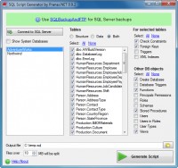   SQL Script Generator