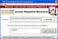   Recover MS Access Database Password