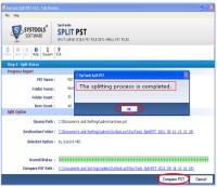   Split Outlook 2010