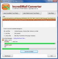   IncrediMail Conversion to Outlook