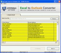   Convert Excel to Outlook