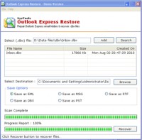   Outlook Express File Recovery