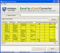   Excel to vCard Conversion