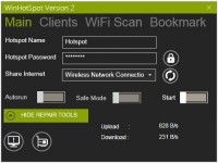 Скачать бесплатно winhotspot Virtual WiFi Router