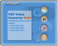   Cucusoft PSP Video Converter + DVD to PSP Suite