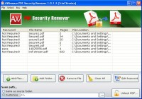   Pdf file password remover