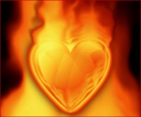 Скачать бесплатно Heart On Fire Screensaver