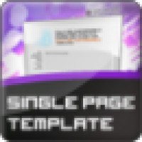   Single Page XML template