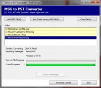   Import MSG Outlook into PST