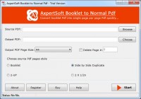   Reverse Booklet PDF to Normal PDF