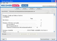   Word File Repair Program