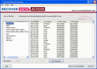 Скачать бесплатно MS Access Recovery Program