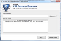   Free VBA Password Recovery Tool