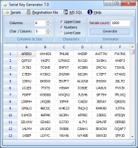   Serial Key Generator