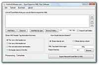   Get Excel Export to XML Files