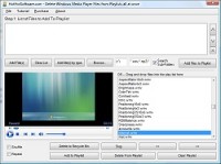 Скачать бесплатно Get Delete Windows Media Player Files from Playlists all at once