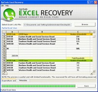   Excel Files Recovery Software