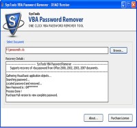   Free VBA Password Recovery Software