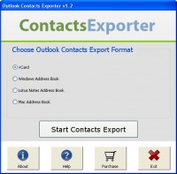   Backup Outlook Contacts to vCard