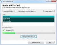   Outlook MSG to VCF Converter